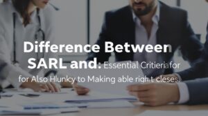 difference entre sarl et sa