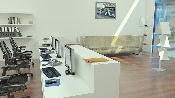 interieur bureau moderne