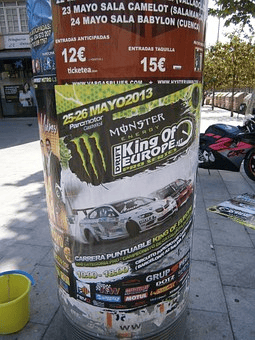 affiche publicitaire