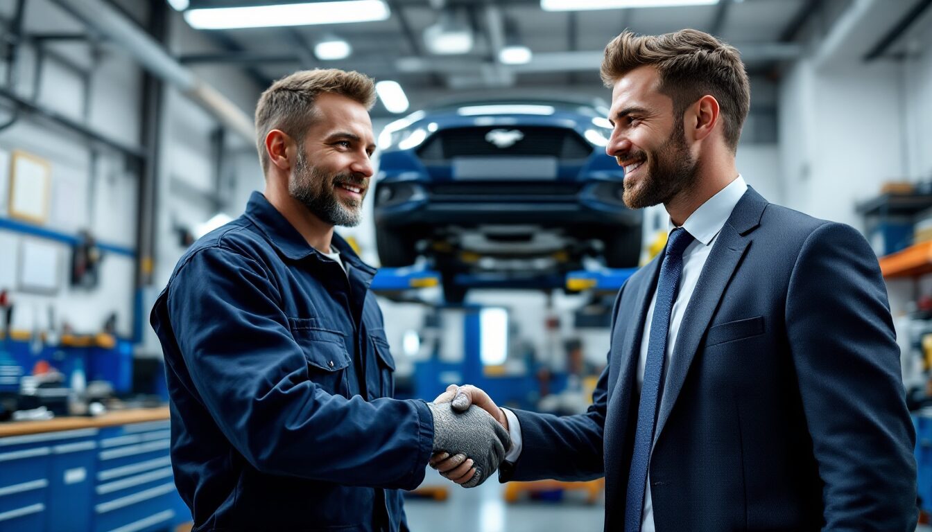 ouvrir le garage