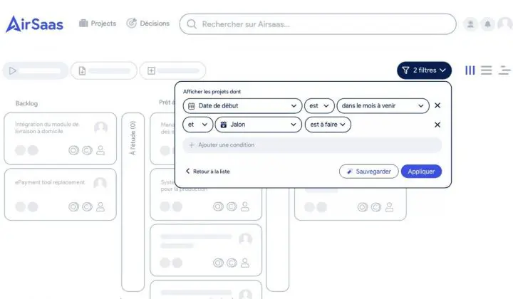 optimisation fiche projet, logiciel, outil de pilotage