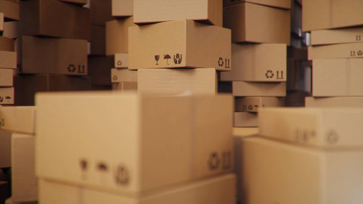 emballages en carton, colis, protection