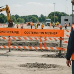 barrière chantier