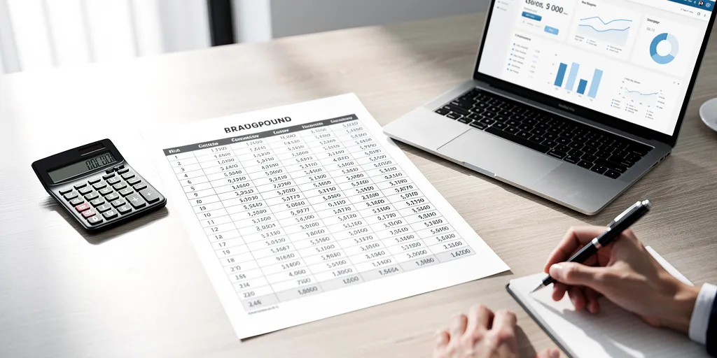 exemple tableau de financement