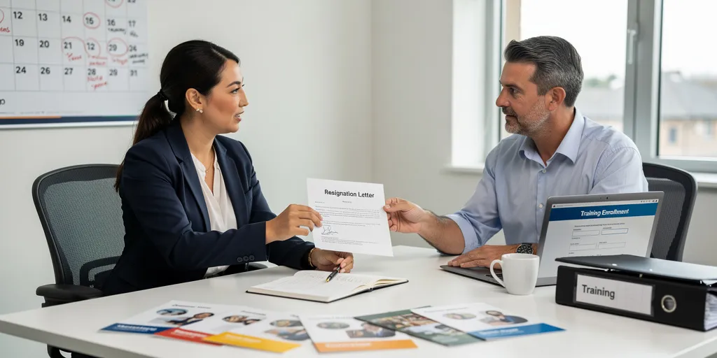 démission pour formation préavis
