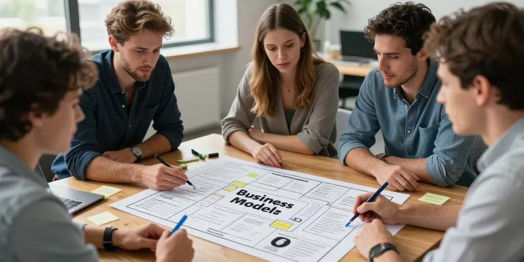 business model canvas with examples