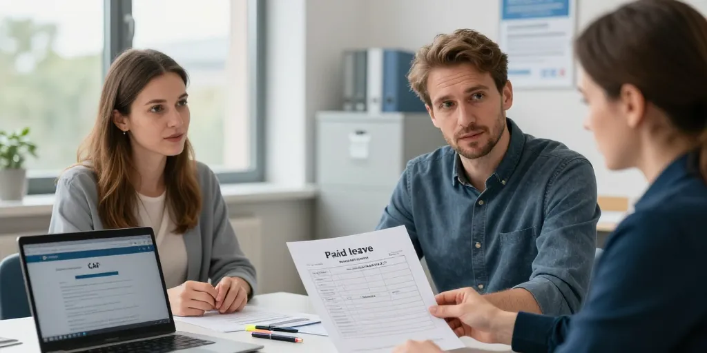congés payés avant congé parental caf