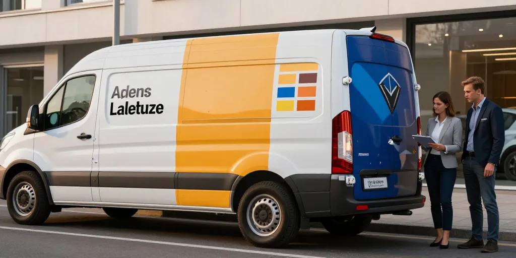 flocage camionnette