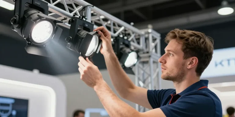 comment installer un éclairage de stand