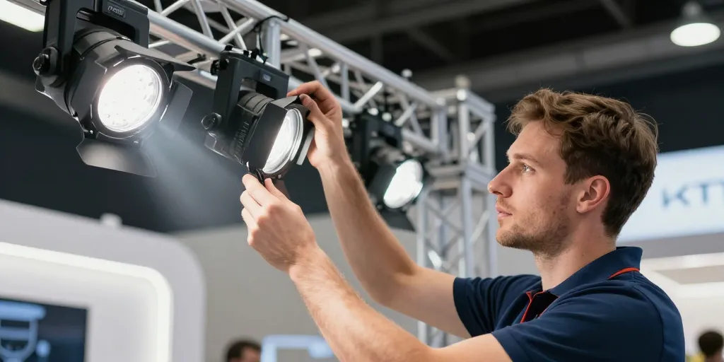 comment installer un éclairage de stand