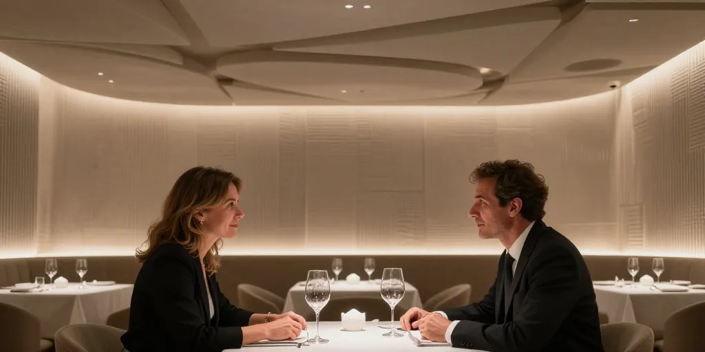 reduire le bruit restaurant gastronomique