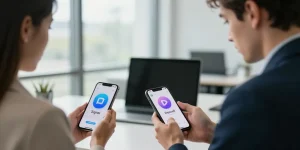 nommez deux applications de messagerie instantanée