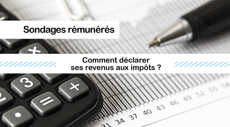 Sondages rémunérés impôts